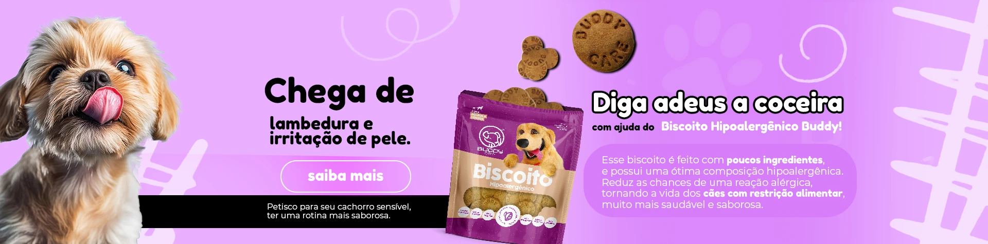 Biscoito Hipoalergênico