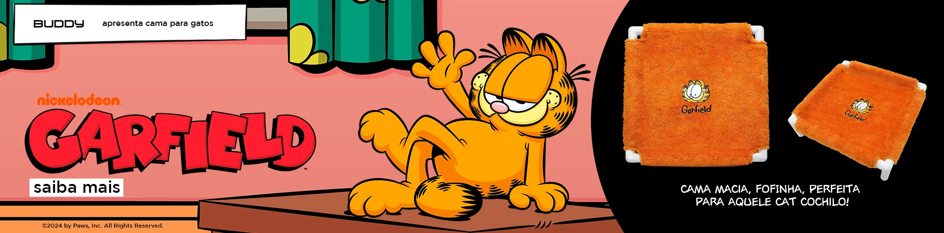 Cama para Gatos Garfield
